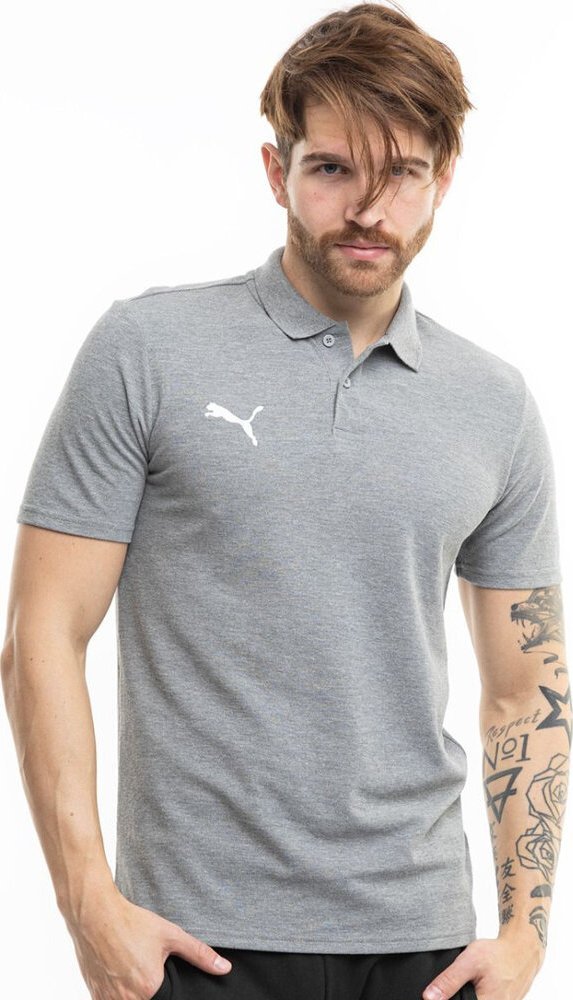 Puma Koszulka męska Puma Team Goal Casuals Polo szara 658605 33 M