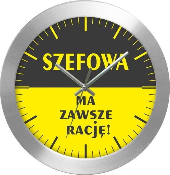 Atrix Zegar ścienny Atrix AL2412SF2 dla szefowej uniwersalny