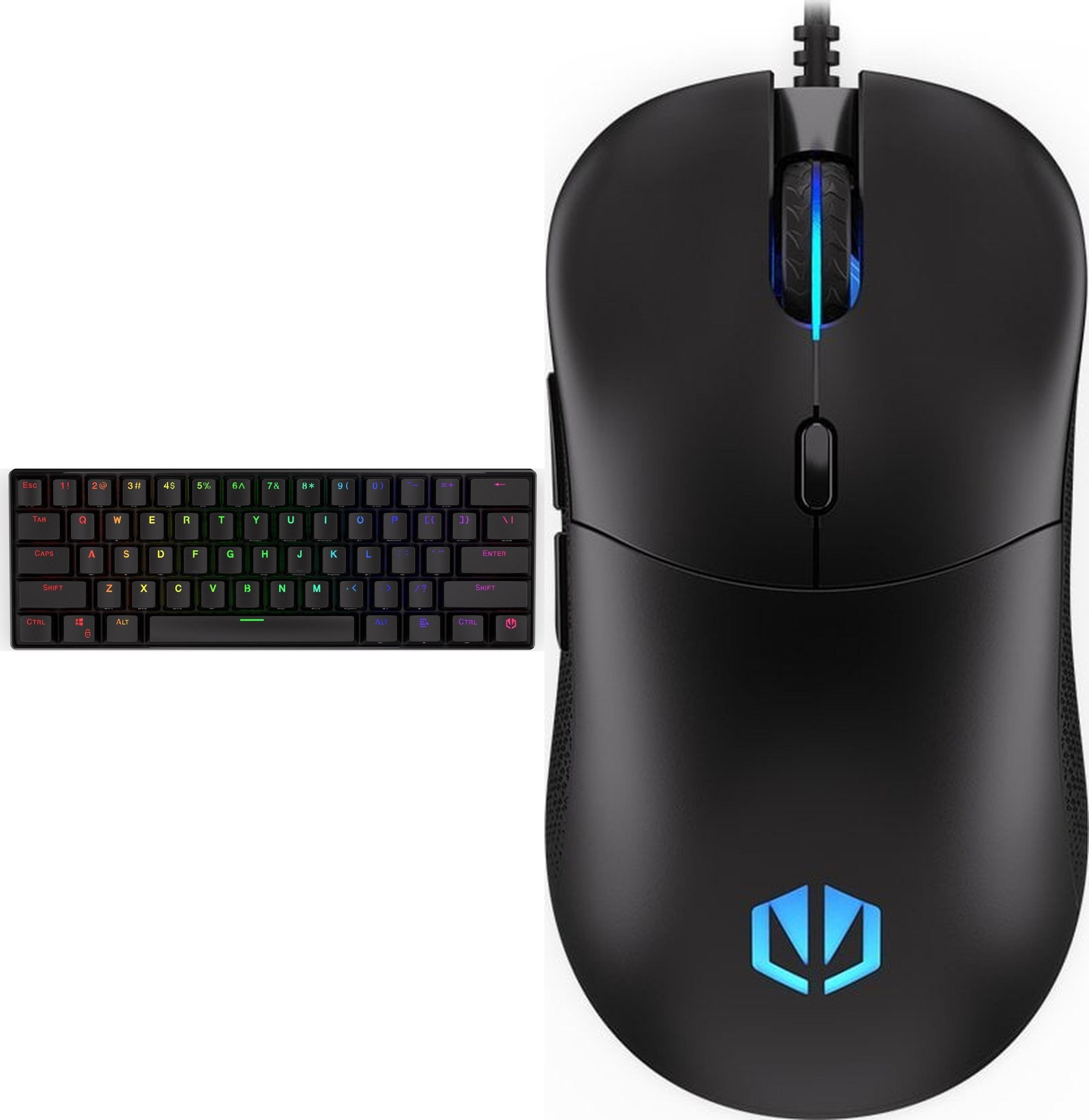 Klawiatura Endorfy Thock Compact Wireless Kailh Brown Box (EY5A067) + Mysz GEM