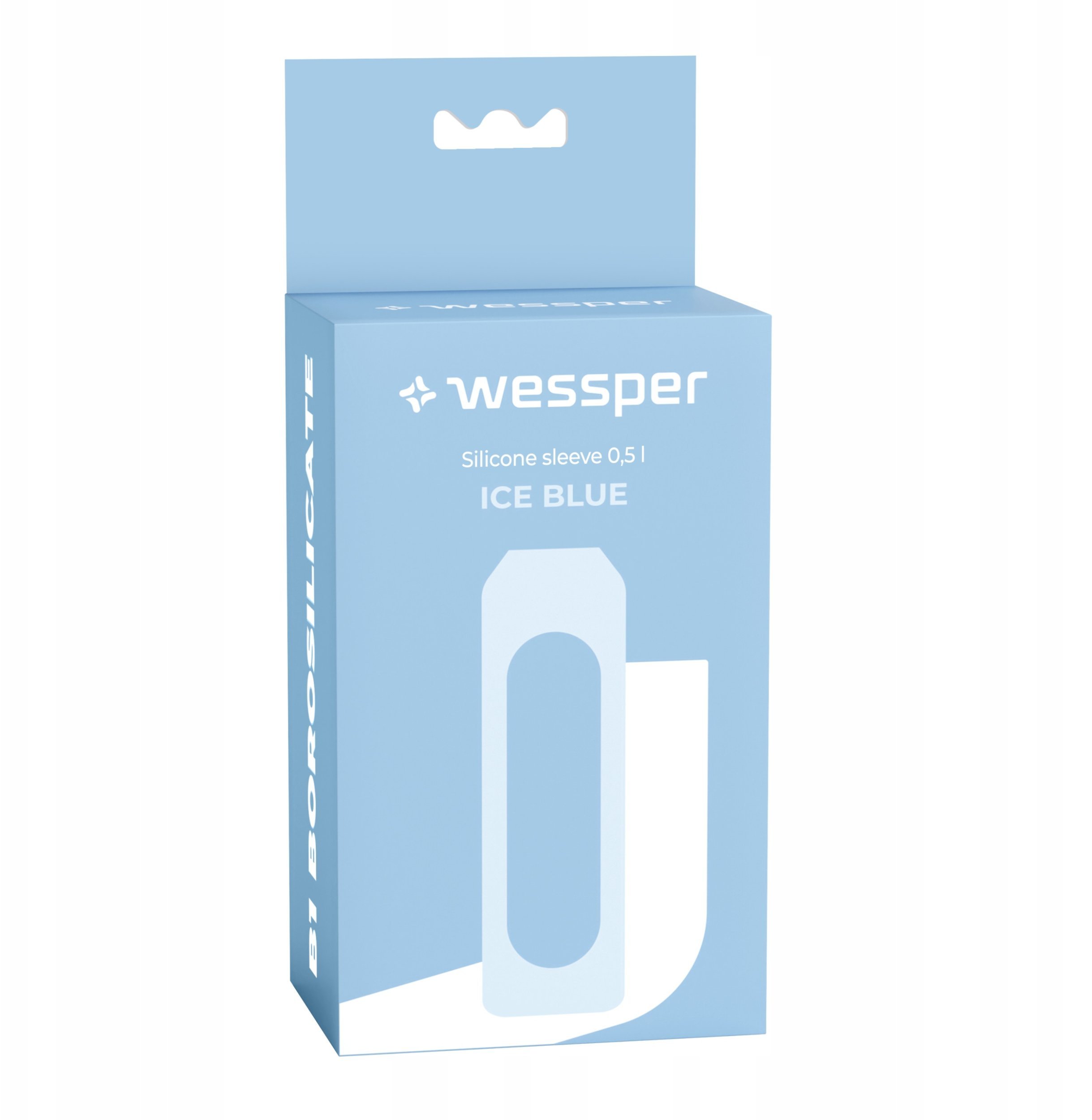 Silikonowa nakładka dla WE260 500ml Wessper B1 Borosilicate Ice Blue (SS-LB-WES260-500-NEW)