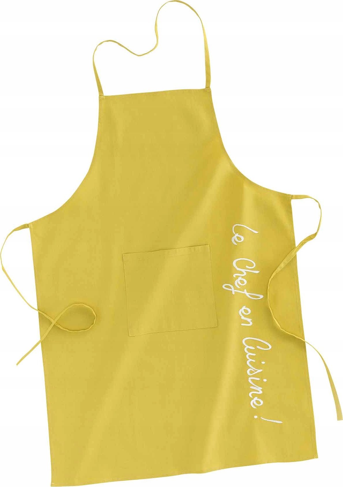 Douceur d`Interieur Fartuch z kieszenią, żółty, 60 x 84 cm