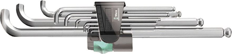 Wera Zestaw kluczy imbusowych hex typ L 1,5-10mm z kulką 9szt. (073594)