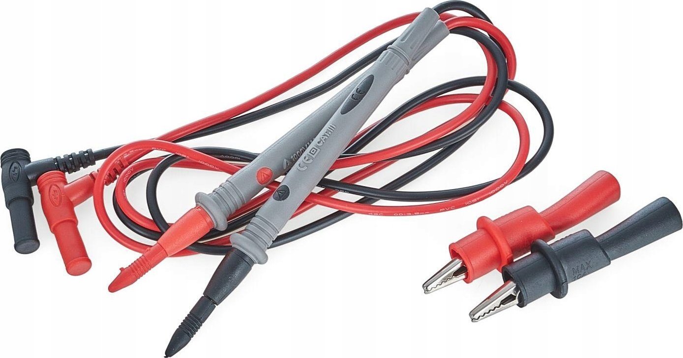 Geko Przewody pomiarowe do miernika + krokodylki (250)