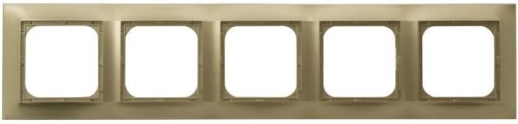 Ospel Ramka pięciokrotna Impresja złoty metalik (R-5Y/28)