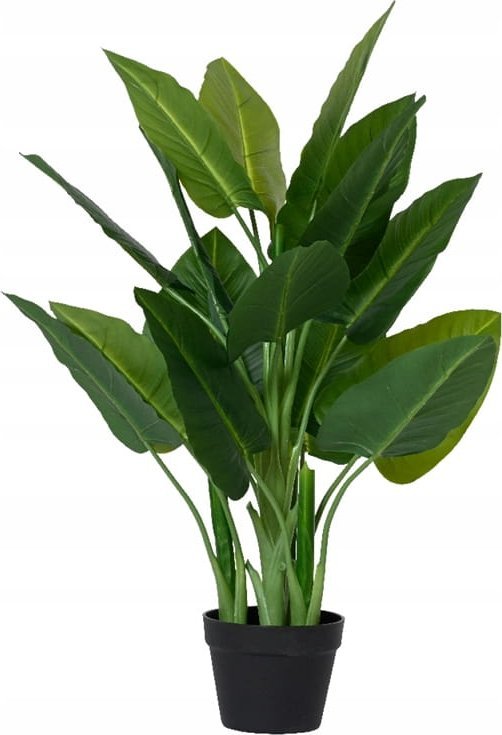 Sztuczna roślina dekoracyjna w doniczce 88x50cm Zielona