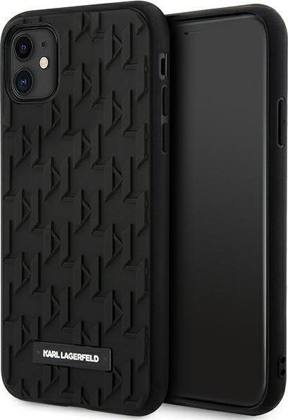 Karl Lagerfeld Karl Lagerfeld KLHCN61RUPKLPK iPhone 11 / Xr 6.1" hardcase czarny/black 3D Monogram