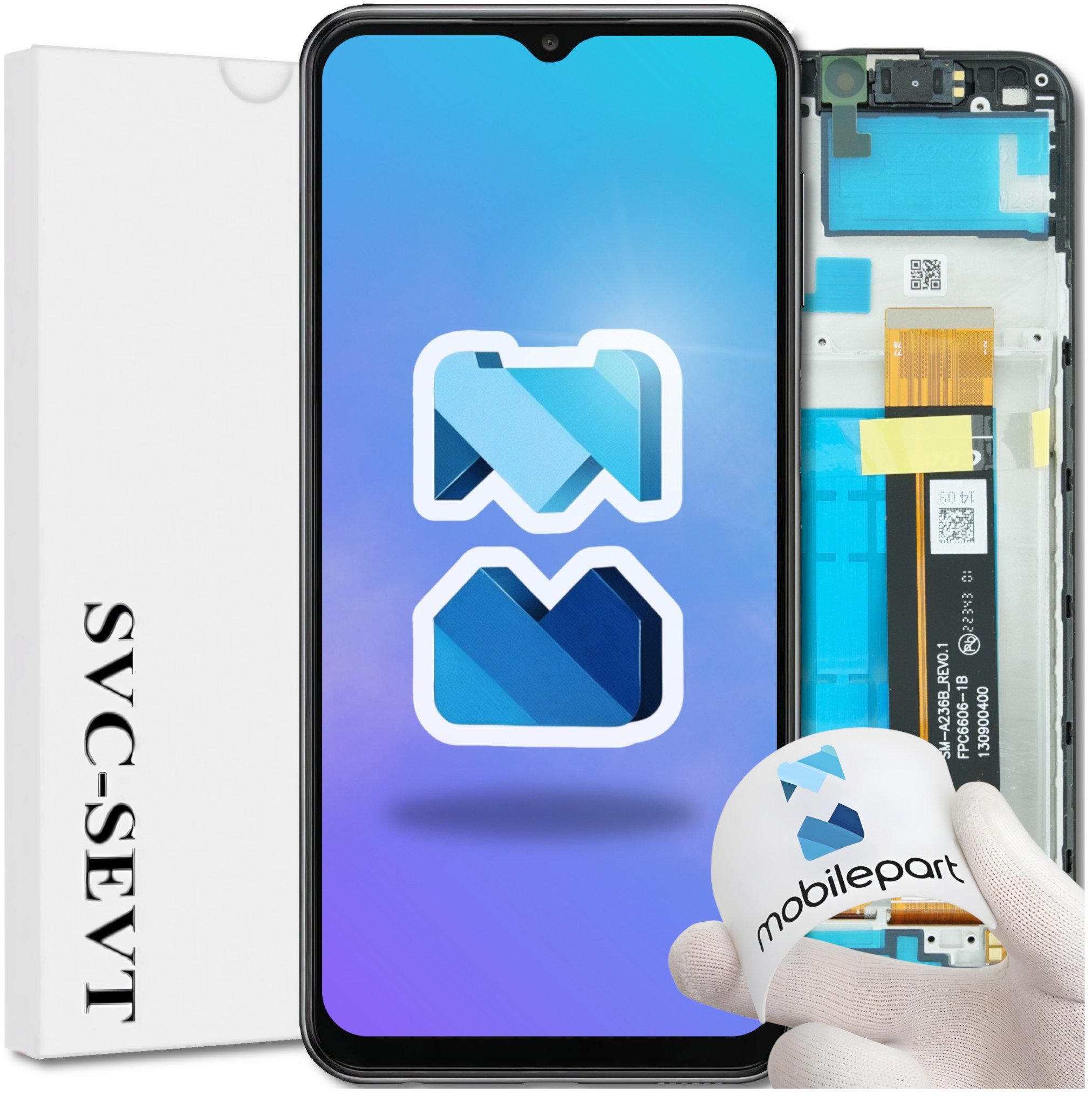 Wyświetlacz do Samsung Galaxy A23 5G LCD SM-A236B Ramka Oryginał Mobilepart