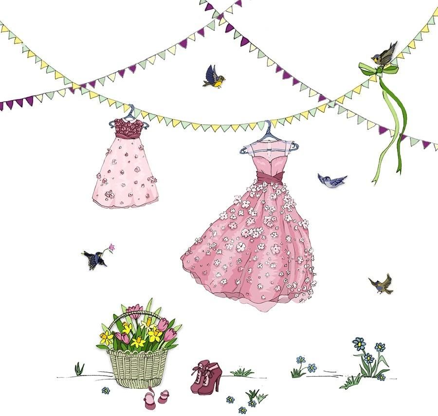 Clear Creation Karnet Swarovski kwadrat Wiszące sukienki (CL2704)