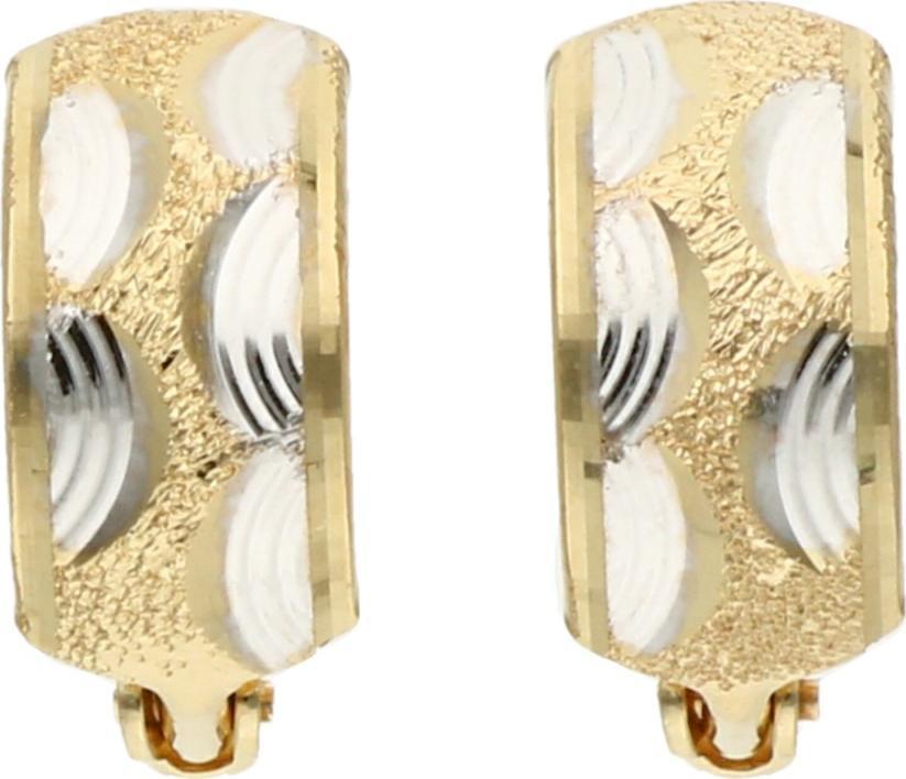 Rosanto Złote kolczyki z rodowaniem na angielskim 585 14k