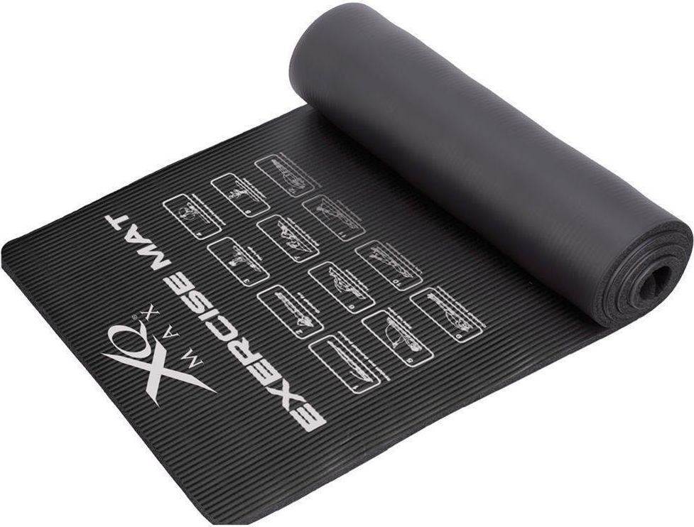 XQ Max Mata treningowa 183 cm x 58 cm x 1 cm czarna