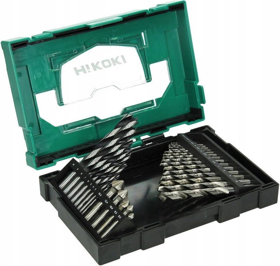 Wiertło Hikoki Zestaw wierteł do metalu i drewna Hikoki Box III