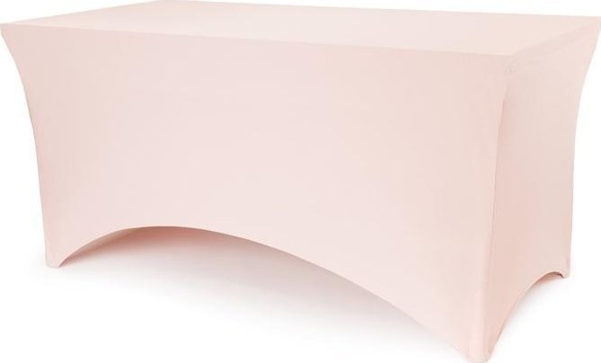 Pokrowiec na stół bankietowy brudny róż