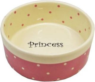 Yarro International MISKA CER. DLA PSA PRINCESS RÓŻOWA 15.5X6