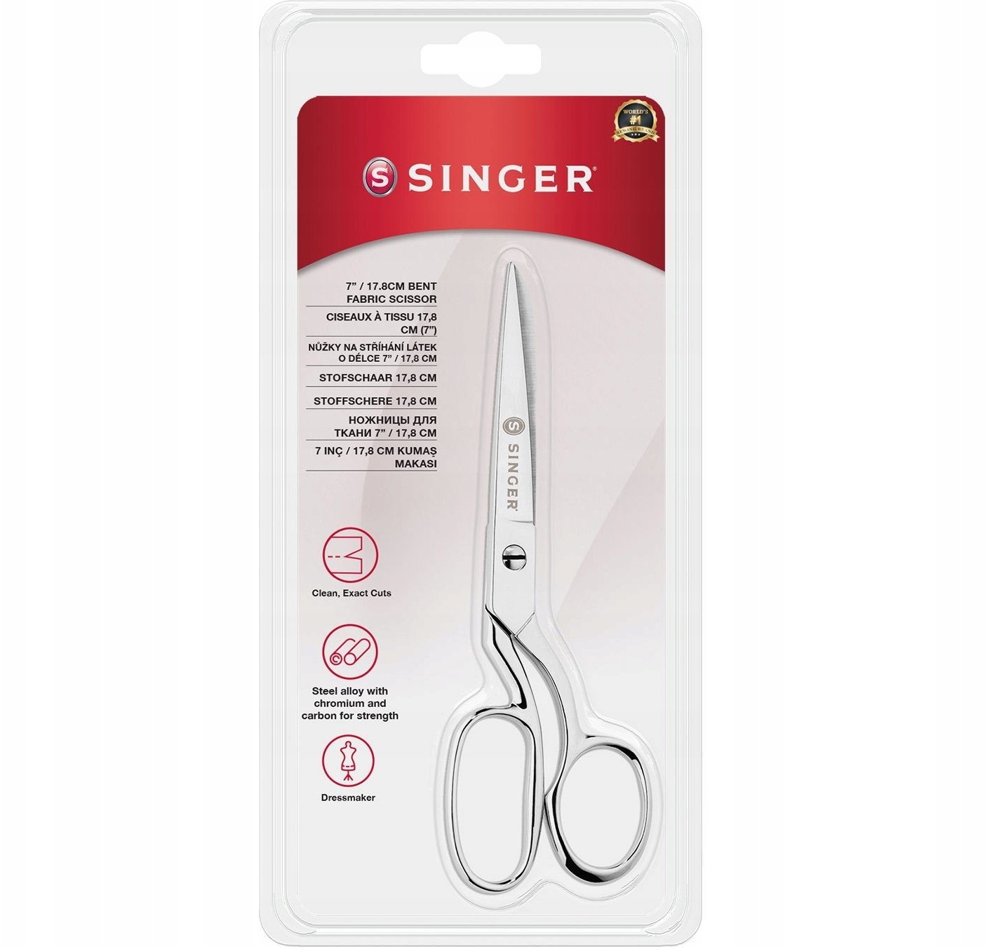 Singer nożyczki do odzieży 18 cm