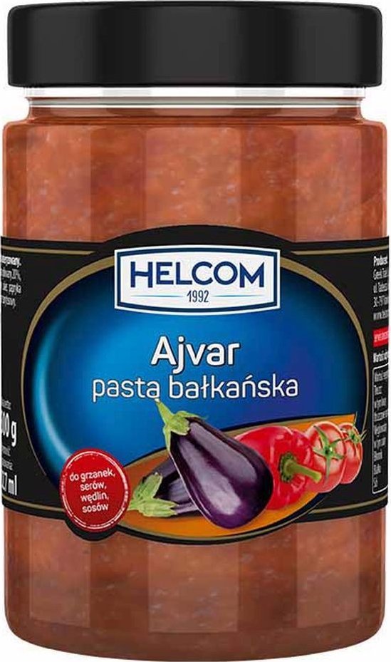 Helcom Naturalnie Helcom Ajvar pasta bałkańska 327 ml