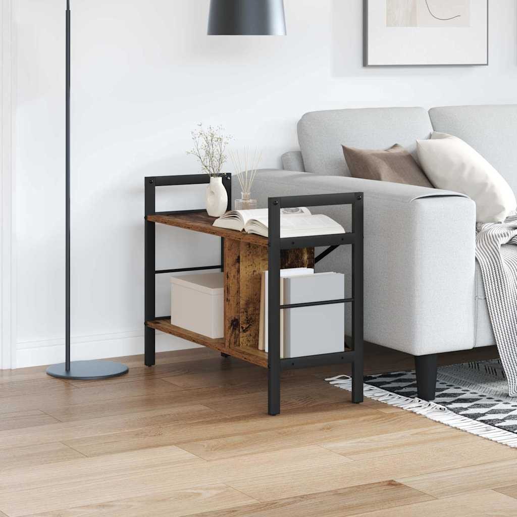 vidaXL Półka na książki Stare drewno 75 x 30 x 58,5 cm