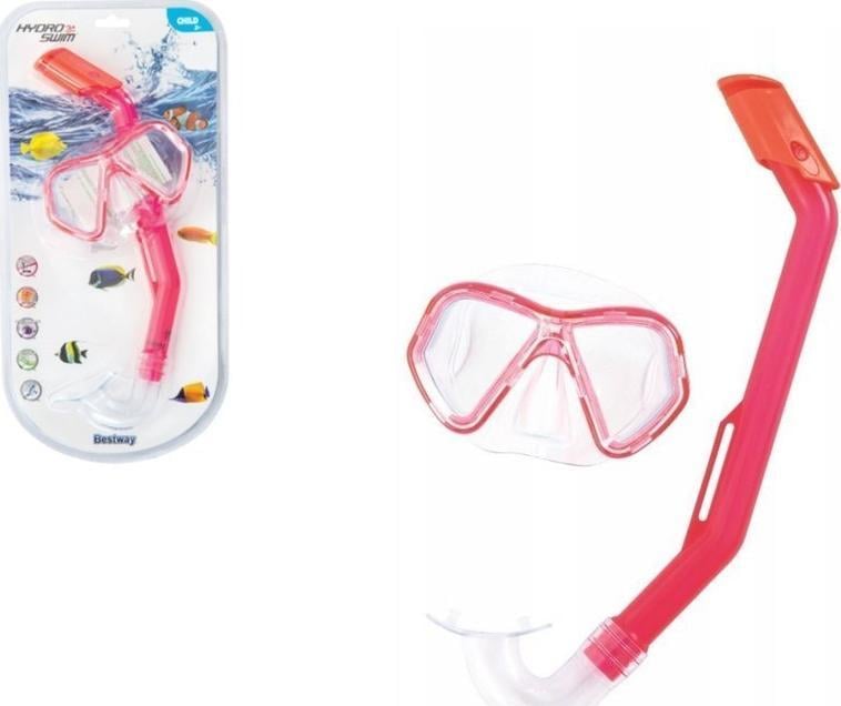 Bestway Zestaw Do Nurkowania Maska+Rurka Różowa Bestway 24023