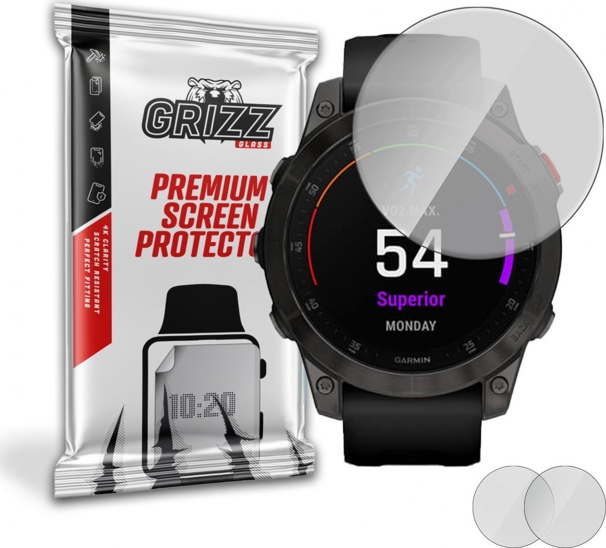 GrizzGlass Folia matowa Grizz Garmin Epix 2 gen