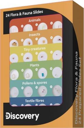 Mikroskop Discovery Zestaw 24 preparatów Discovery Flora i Fauna