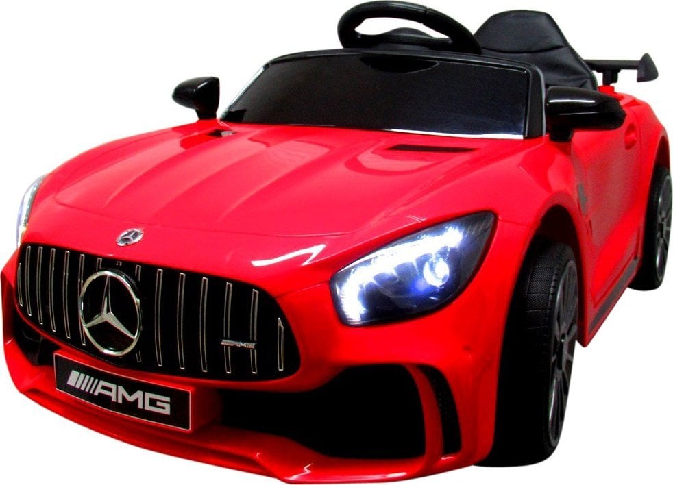 Mercedes Mercedes GTR-S czerwony Miękkie koła Eva, miękki fotelik Licencja