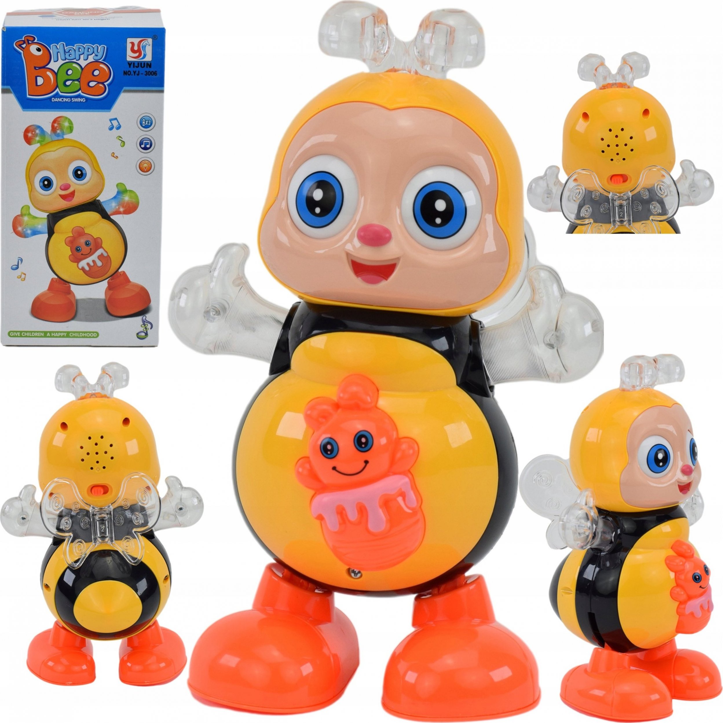 Skleplolki INTERAKTYWNA PSZCZÓŁKA ZABAWKA TAŃCZY ŚPIEWA