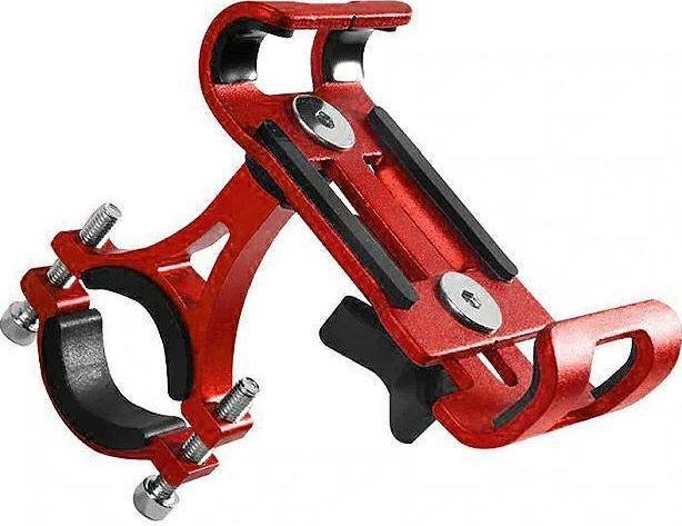 Uniwersalny aluminiowy uchwyt rowerowy Z-07 - Czerwony Uniwersalny
