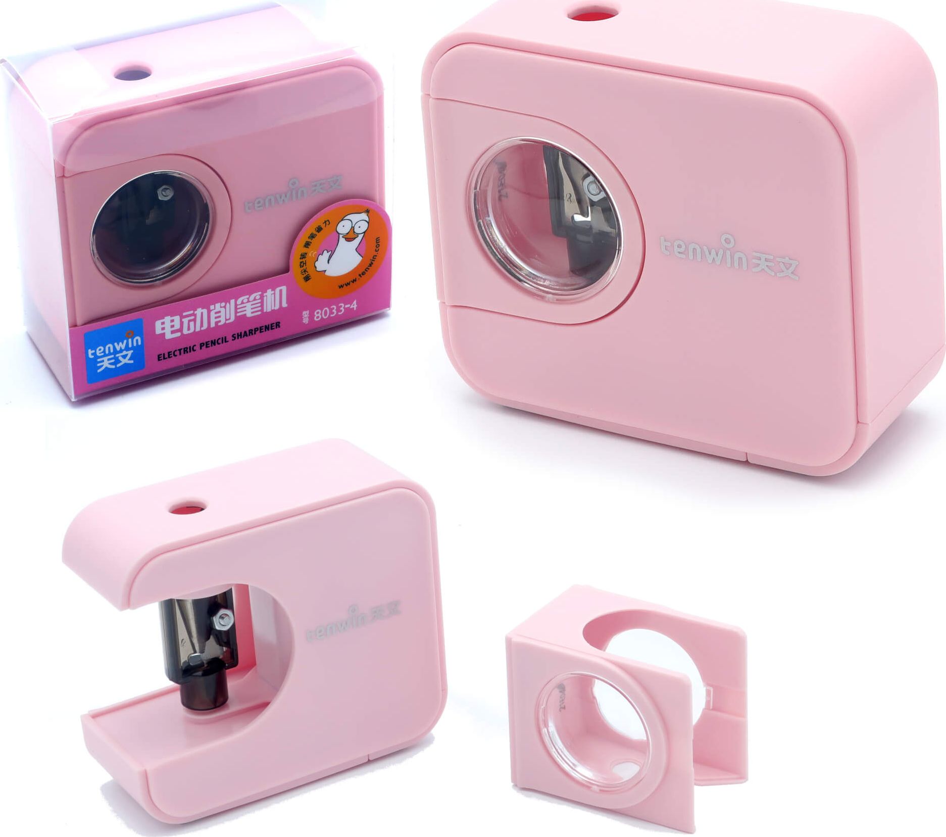 Tenwin Temperówka elektryczna mini na baterie 2xAA TENWIN