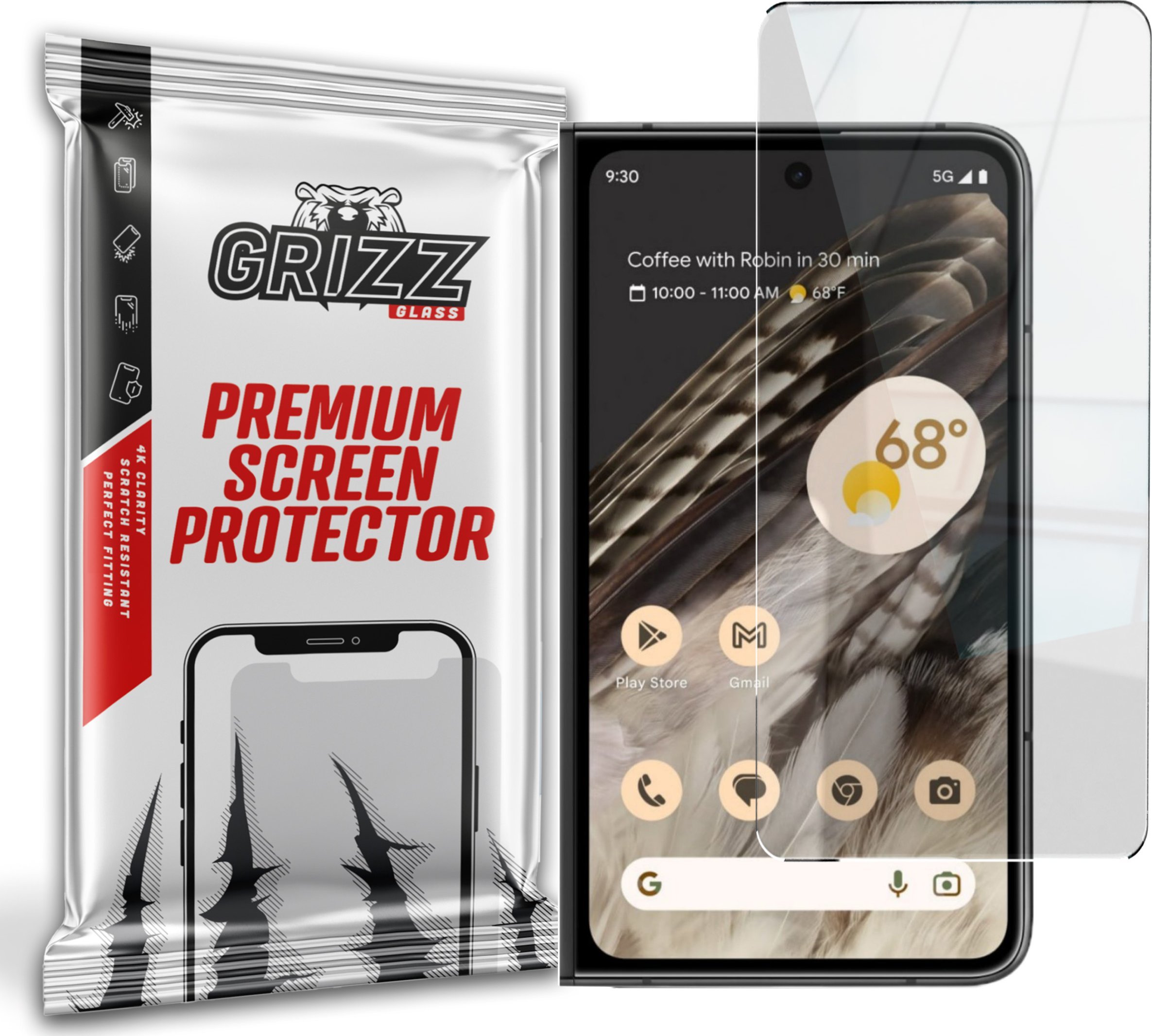 GrizzGlass Szkło hybrydowe GrizzGlass HybridGlass Google Pixel Fold