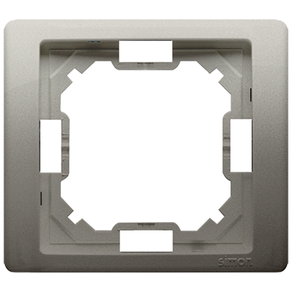 Kontakt-Simon Ramka 1-krotna Basic Neos satyna metalizowana (BMRC1/29)