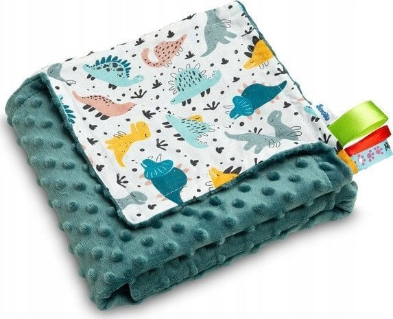 Sensillo KOC MINKY SZMARAGDOWY DINOZAURY 75 X 100