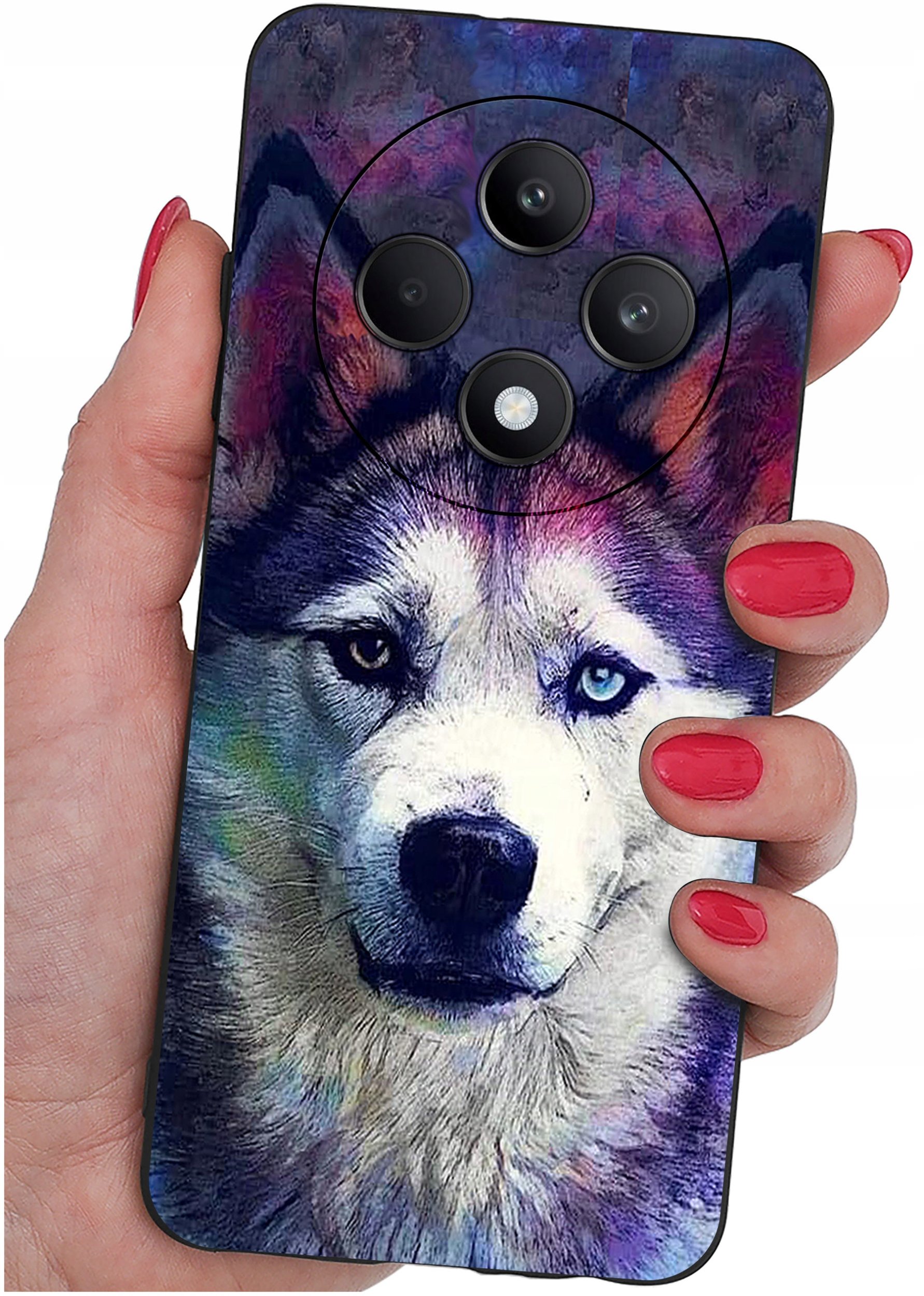 Etui do Oppo Reno 12 F 5G | 12 FS 5G WZORY |SILIKONOWE MATT CASE + SZKŁO 9H