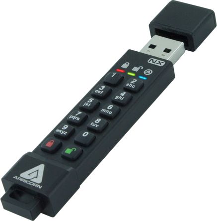 Pendrive Apricorn Aegis Secure Key 3NX, 16 GB (ASK3-NX-16GB)