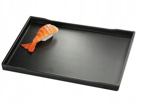 Taca ZEN z melaminy 30x22x2,3 cm czarna