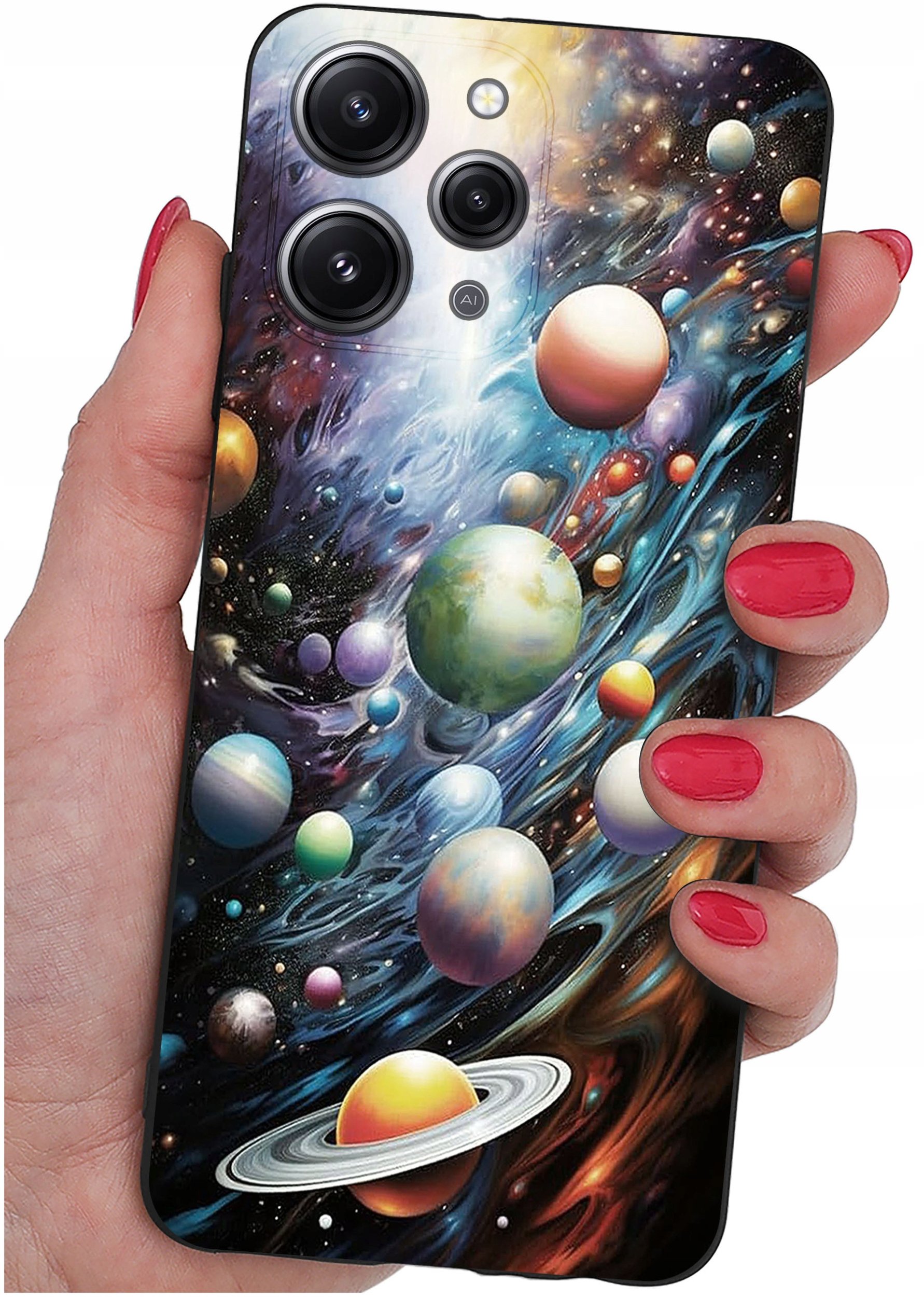 Etui do Xiaomi Redmi 12 4G WZORY |SILIKONOWE MATT CASE + SZKŁO 9H