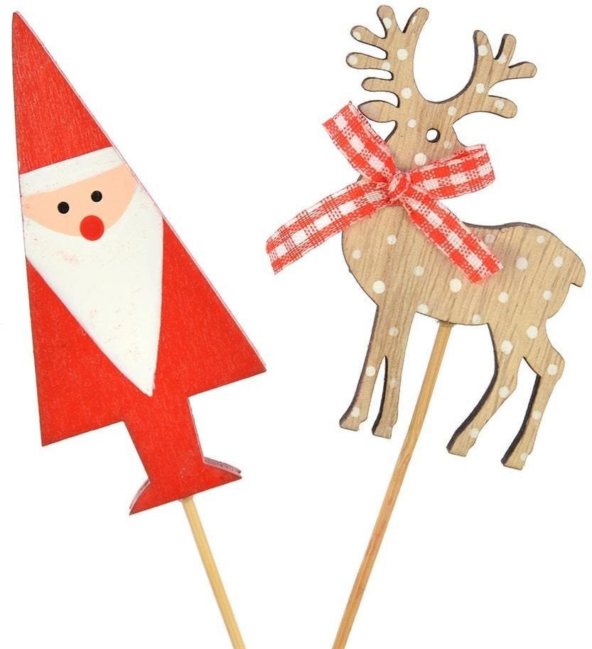 Dekoracja na piku Mikołaj/renifer