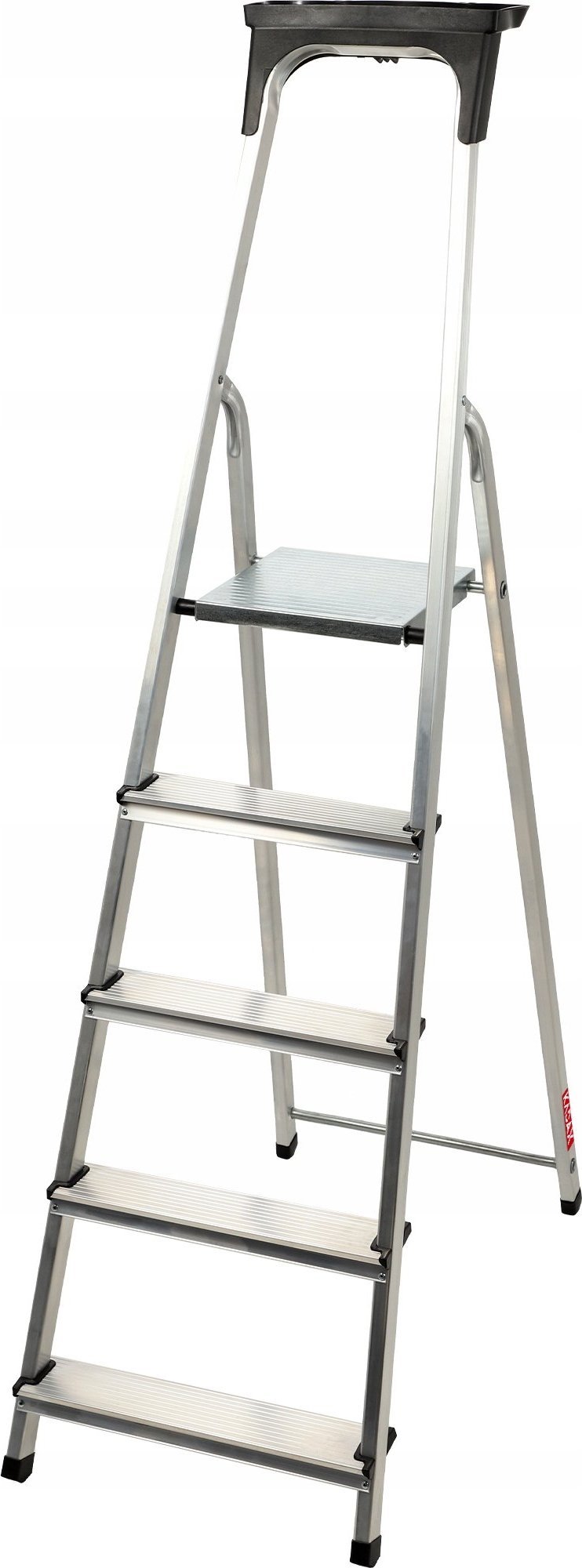 Kadax KADAX Drabina Domowa Aluminiowa 5 Stopniowa + Hak