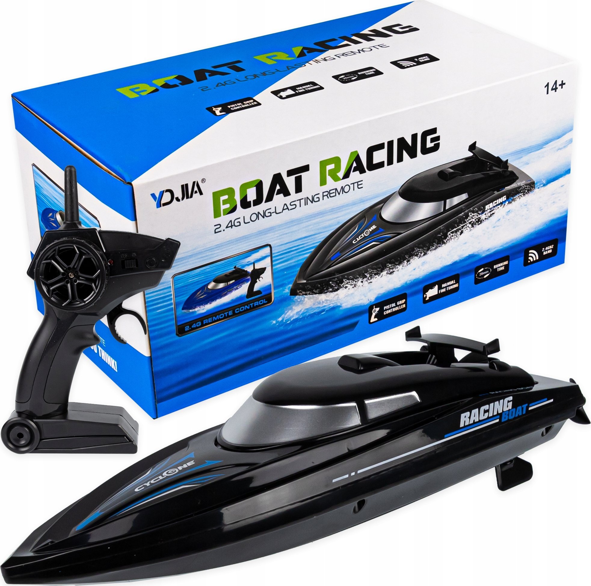 Motorówka Łódź Zdalnie Sterowana Speed Boat 25Km/H