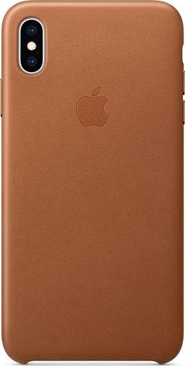 Apple iPhone XS Max Leather Case naturalny brąz