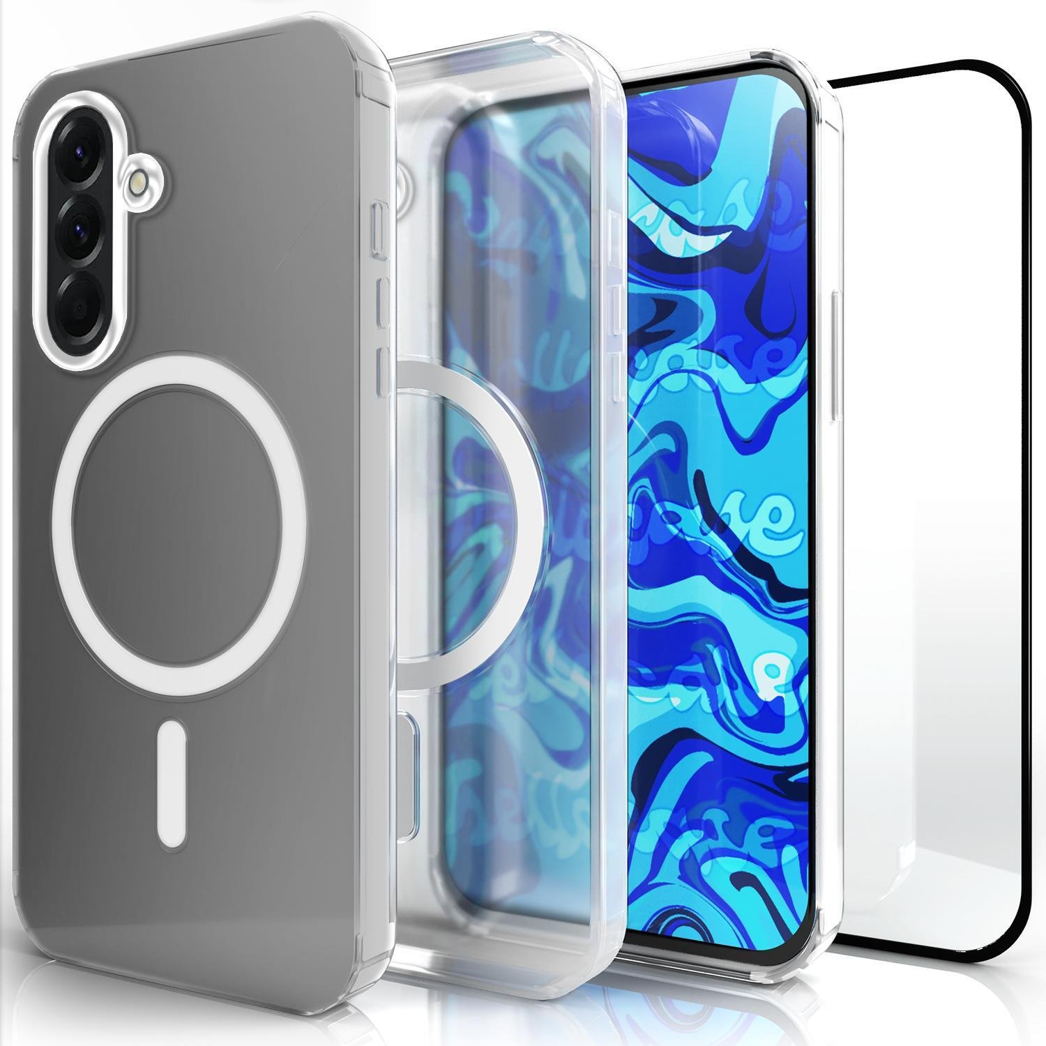 Etui Do Magsafe Do Samsung Galaxy A56 (Przezroczyste, Ochronne) Szkło