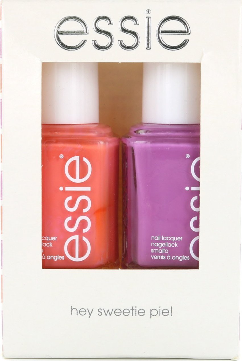 Essie Hey Sweetie Pie! Set Essie: Nail Enamel, Vegan, Glossy Shine Finish, Nail Polish, 36, Splash Of Grenadine, 13.5 ml + Nail Enamel, Vegan, Glossy