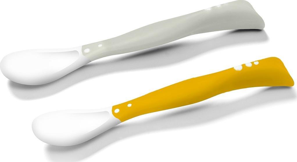 BabyOno 1066/05 ŁYŻECZKI PLASTYCZNE DLA NIEMOWLĄT 2SZT