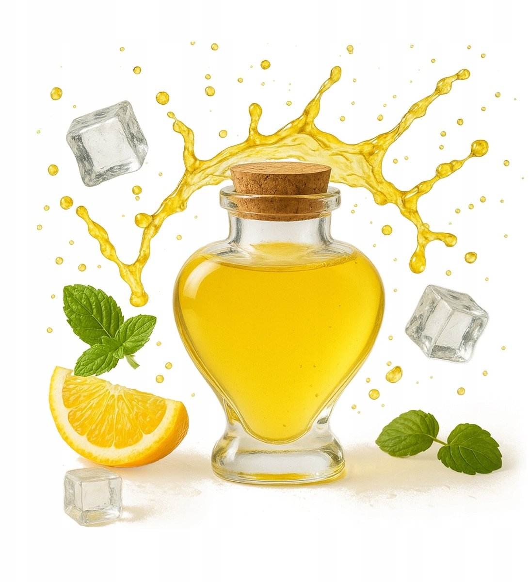 Pojemnik Butelka Szklana AMOR 150ml Słoik Serce na Alkohol Słodycze Nalewki