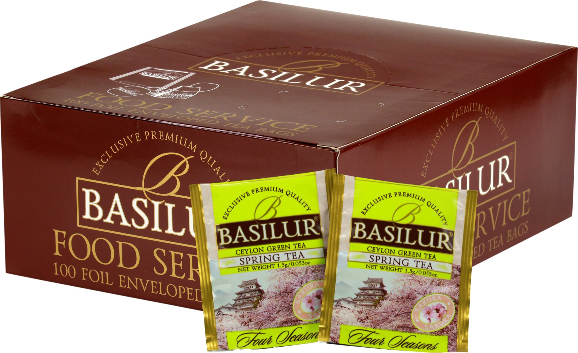 Basilur Herbata zielona BASILUR SPRING TEA HoReCa 100x1,5g