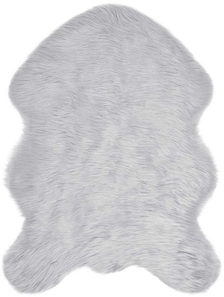 vidaXL Sztuczny szary dywan owczy 80 x 118 cm