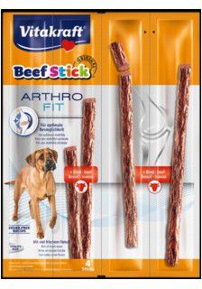 Vitakraft Beef Stick Arthuro - wołowina 4 sztuki