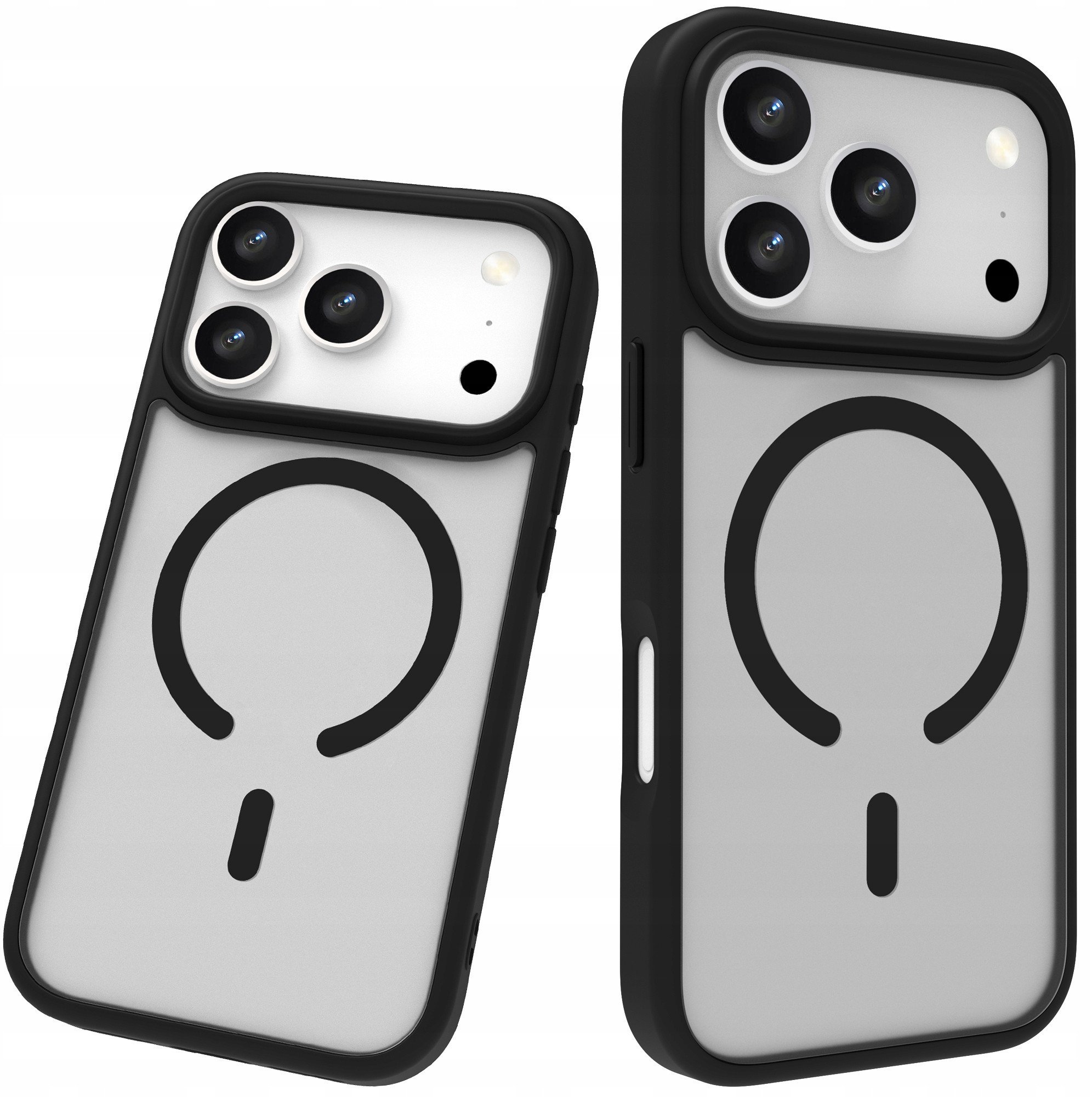 Etui Roobix Dusky MagSafe do iPhone 17 Pro - czarne matowe