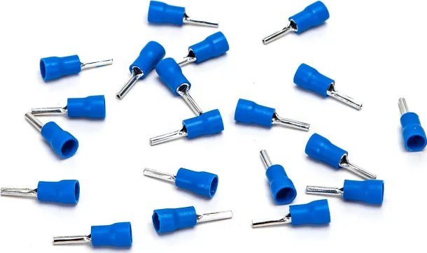 Aigostar Preizolowane zaciski tłoczone na zimno PTV5.5-13 20 szt., niebieskie Preizolowane zaciski tłoczone na zimno PTV5.5-13 20 szt., niebieskie