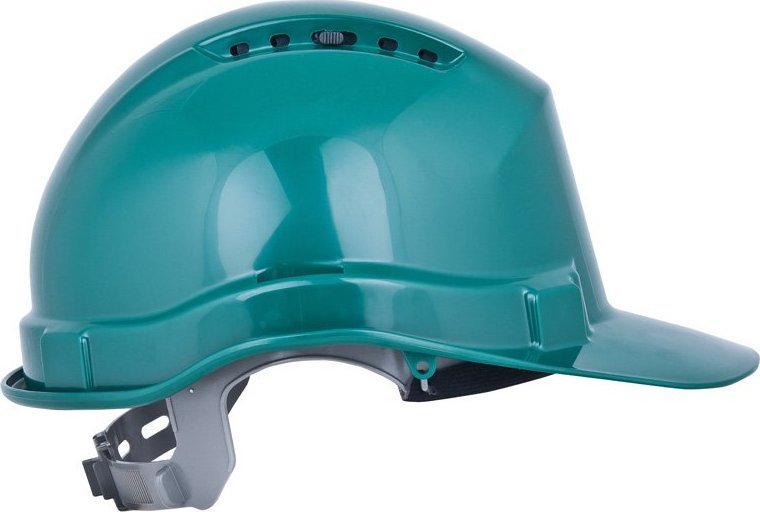 Ardon HM-6 - Kask budowlany ABS - termoplast od - 20C do + 50C, zamykana wentylacja D1102 - zielony zielony.