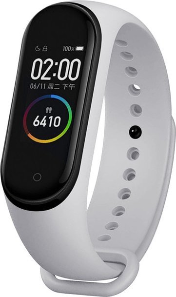 Hello Case OPASKA ZAMIENNA SZARA PASEK DO OPASKI XIAOMI MI BAND 5 / 6 / 7 WATCH SZARY