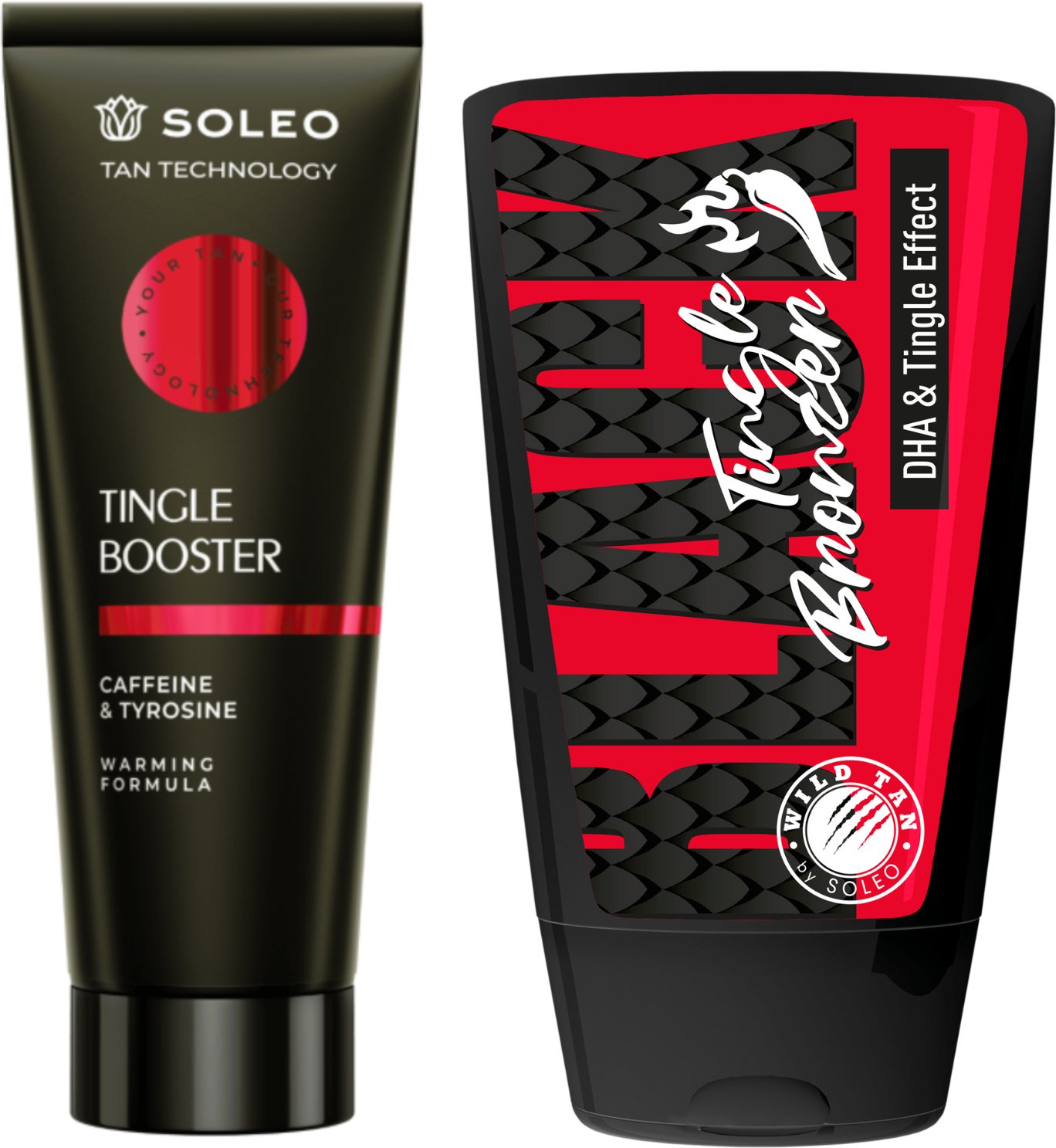 Soleo Tan Technology Tingle Booster Przyspieszacz + Wild Tan Black Tingle Gratis